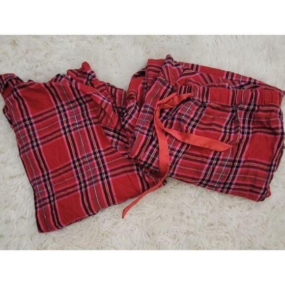 Victorias Secret Red Plaid Pajama Set L/XL - Picture 11 of 11